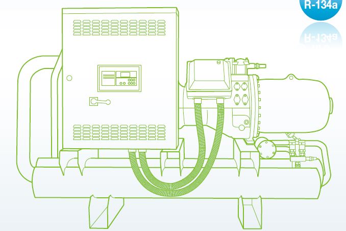 水冷螺桿式冷水機組(R134a)