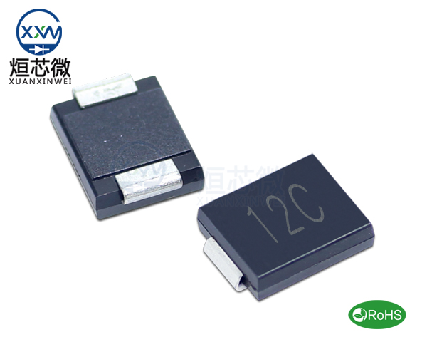 1.5SMC12CA參數,TVS二極管1.5SMC12CA瞬態抑制二極管